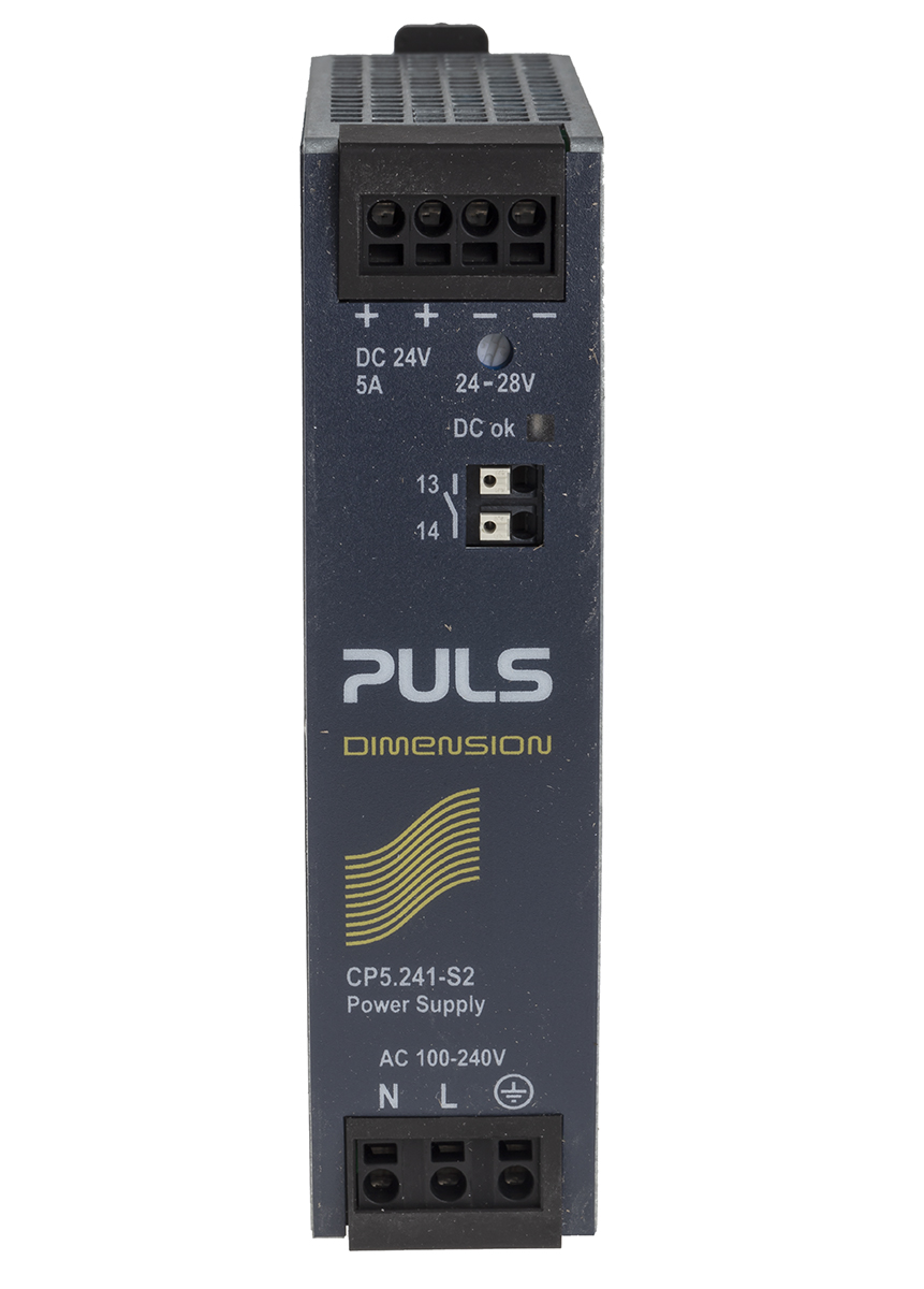 PULS CP DIN Rail Power Supply, 100 → 240V ac ac Input, 24V dc dc Output, 5A Output, 120W