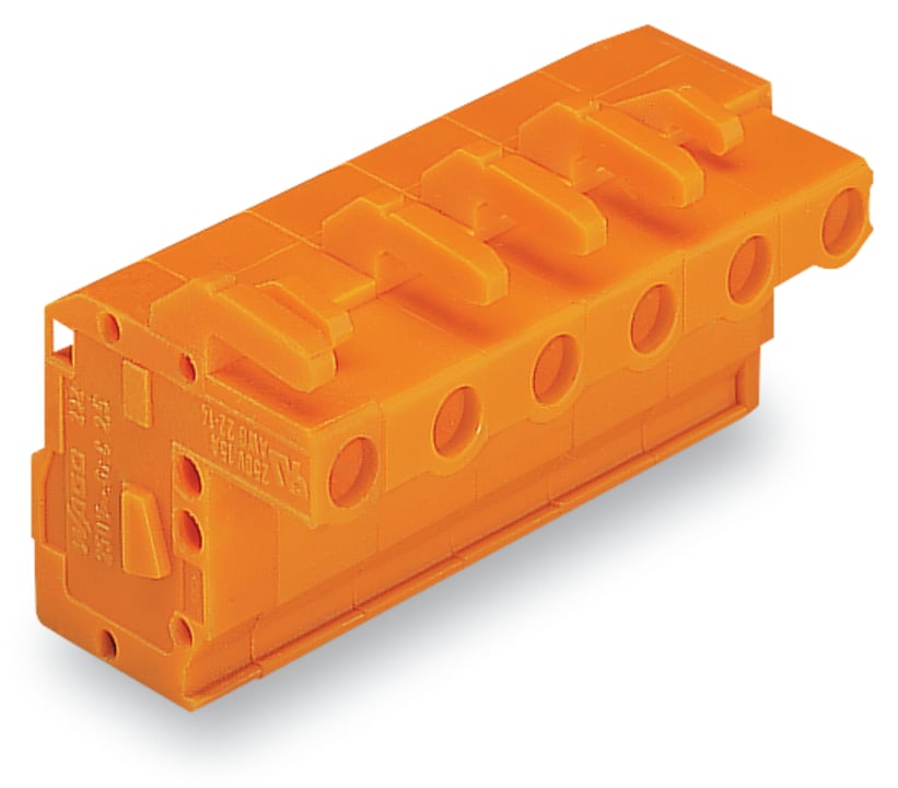 WAGO 732 Series Series Connector, 4P-Pole, Female, 4-Way, 14A