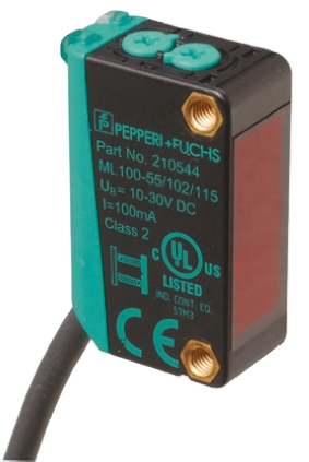 Pepperl + Fuchs Retroreflective Photoelectric Sensor, Block Sensor, 5 m Detection Range