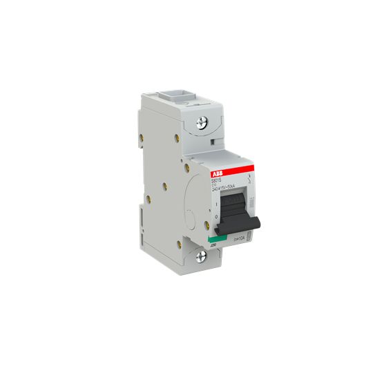 ABB S801 Circuit Breaker, 1P, 10A Curve C, 400V AC, 125V DC, 15 kA Breaking Capacity