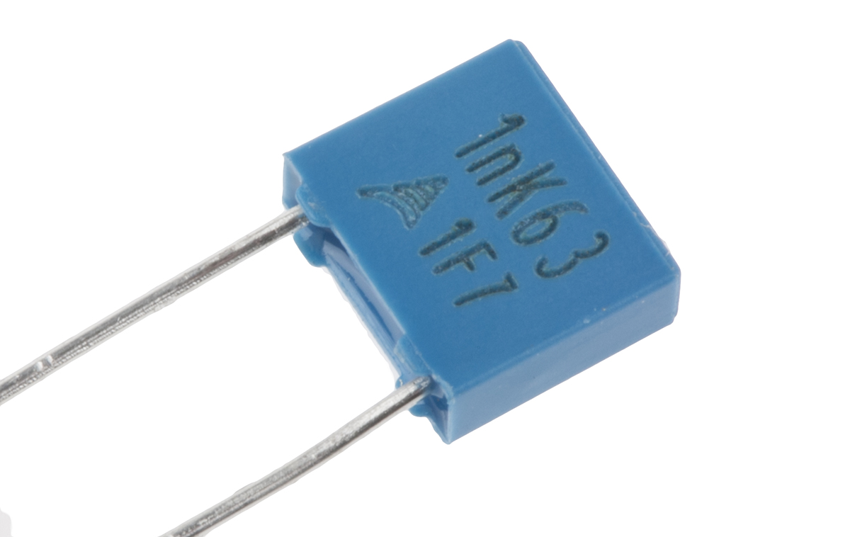 EPCOS B32529 Polyester Film Capacitor, 40 V ac, 63 V dc, ±10%, 1nF, Through Hole