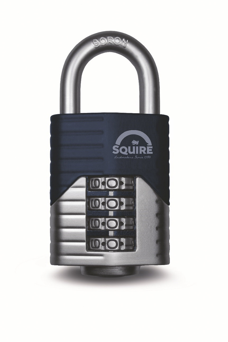 Squire Combination Weatherproof Die Cast Combination Padlock, 6mm Shackle, 40mm Body