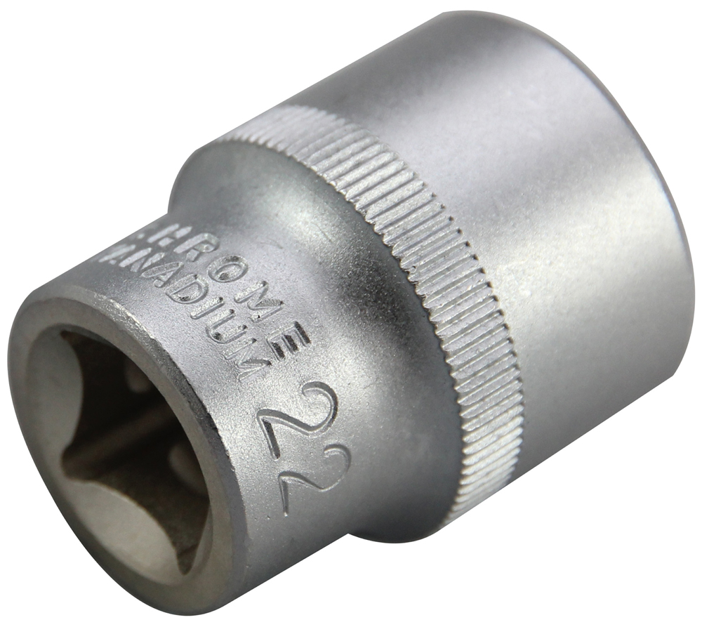 RS PRO 1/2 in Drive 22mm Standard Socket, 12 point
