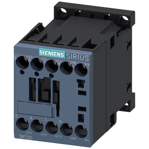 Siemens SIRIUS 3RT Contactor, 24 V Coil, 3-Pole, 8.9 A, 7.5 kW, 1NC, 690 V