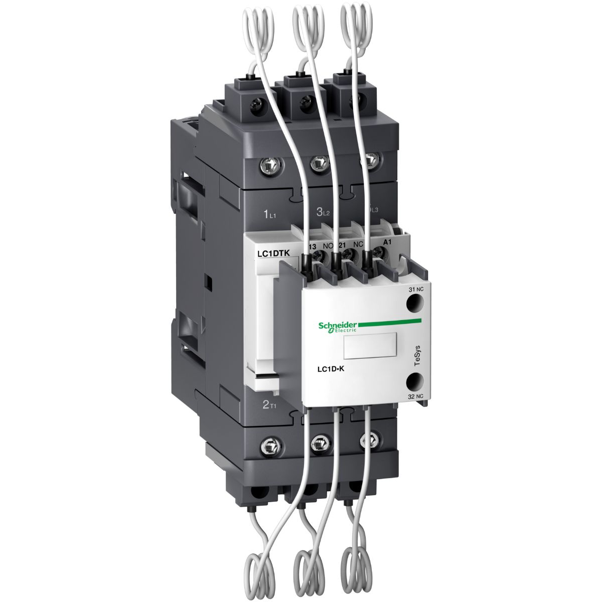 Schneider Electric TeSys D LC1D Contactor, 3-Pole, 1 NO + 1 NC