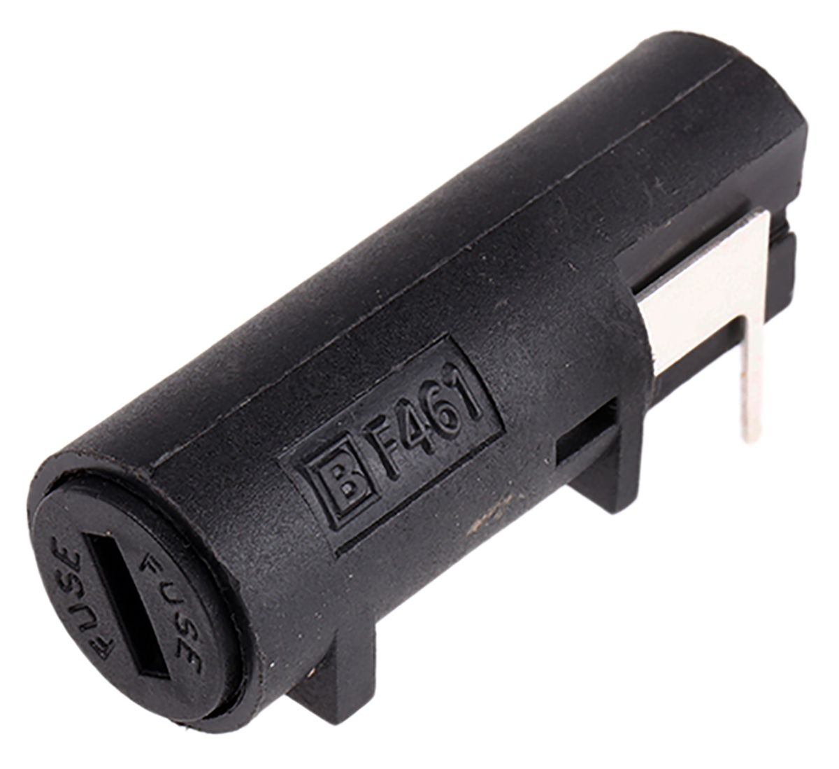 Bulgin 10A PCB Mount Fuse Holder for 5 x 20mm Fuse, 1P, 250V ac