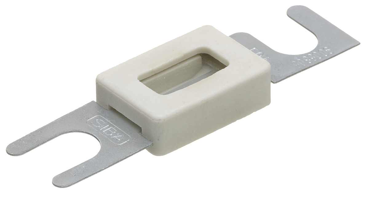SIBA 125A White Automotive Car Fuse, 80V dc