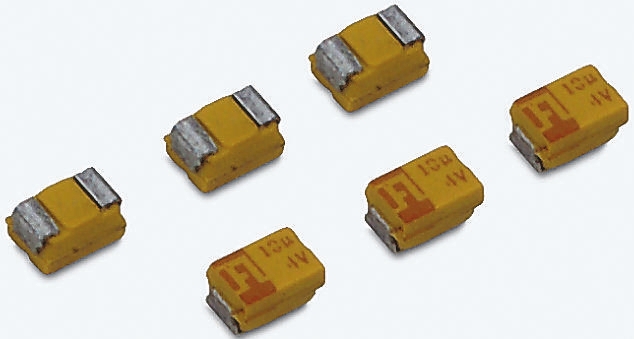 KYOCERA AVX 100μF MnO2 Tantalum Capacitor 6.3V dc, TAJ Series