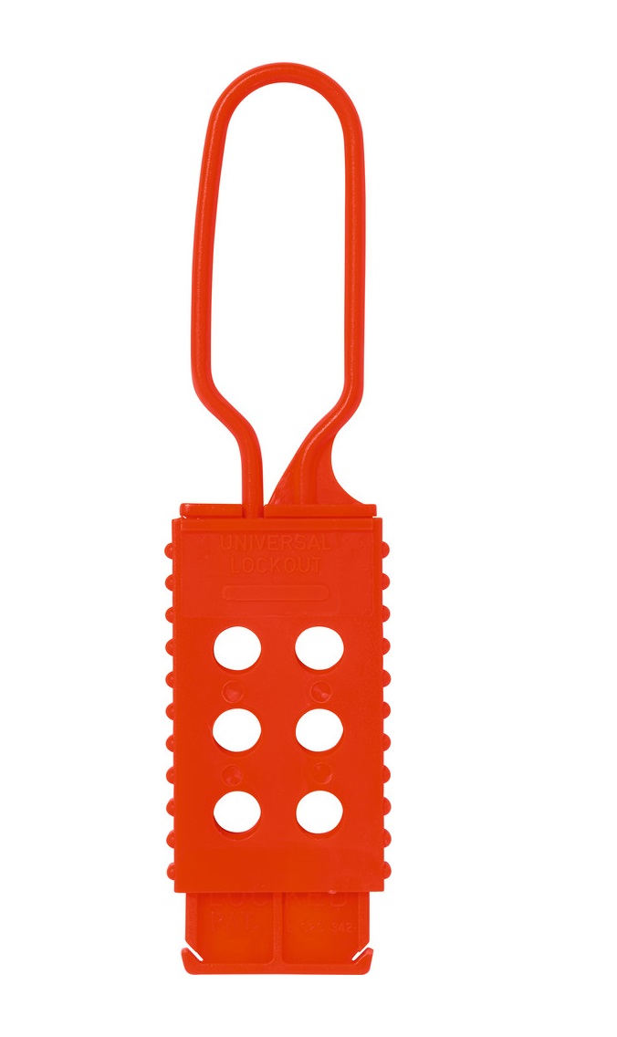 ABUS 6-Lock Plastic Lockout Hasp