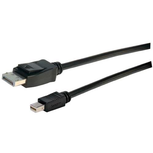 L-Com Male DisplayPort to Male DisplayPort, PVC  Cable, 1m