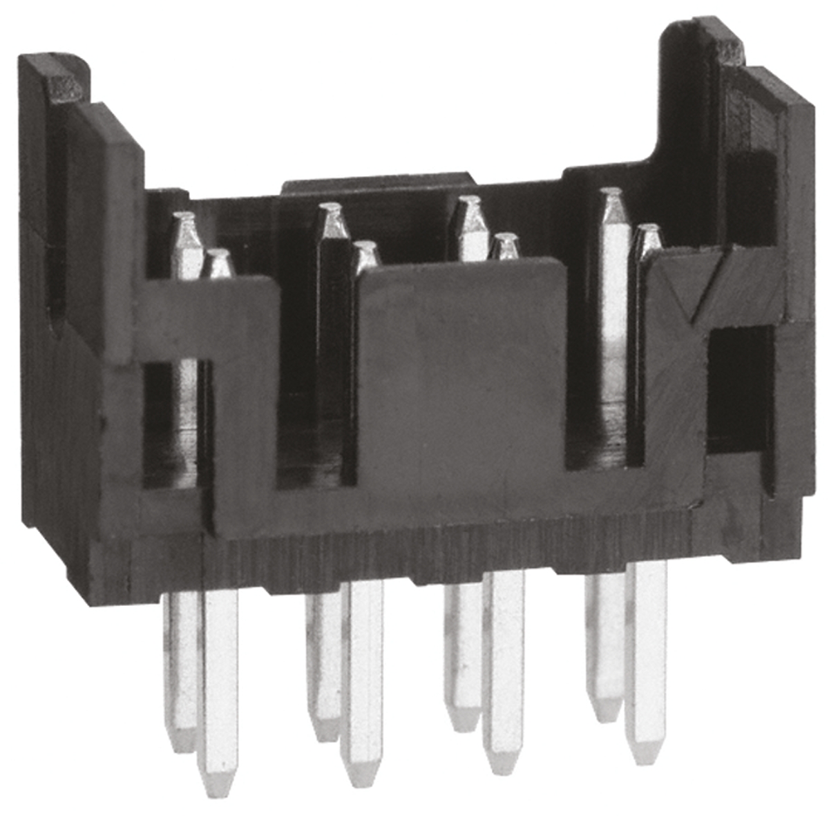 Hirose DF11 Series Straight Through Hole PCB Header, 8 Contact(s), 2 mm Pitch, 2 Row, Shrouded