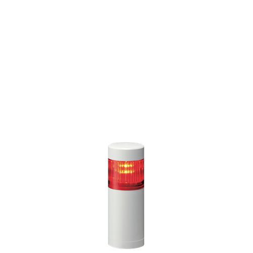Patlite LR5 Series Red Signal Tower, 1 Lights, 24 V dc, Direct Mount