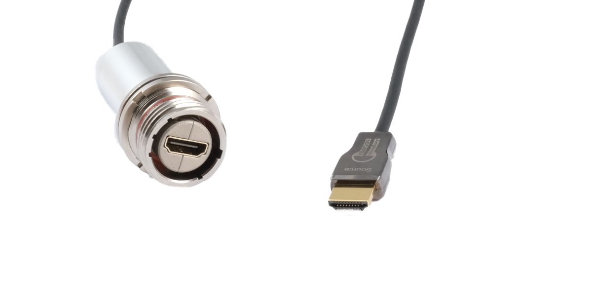 Amphenol SocapexOA HDMIF HDMI 2.0, 10m Male HDMI to Female HDMI