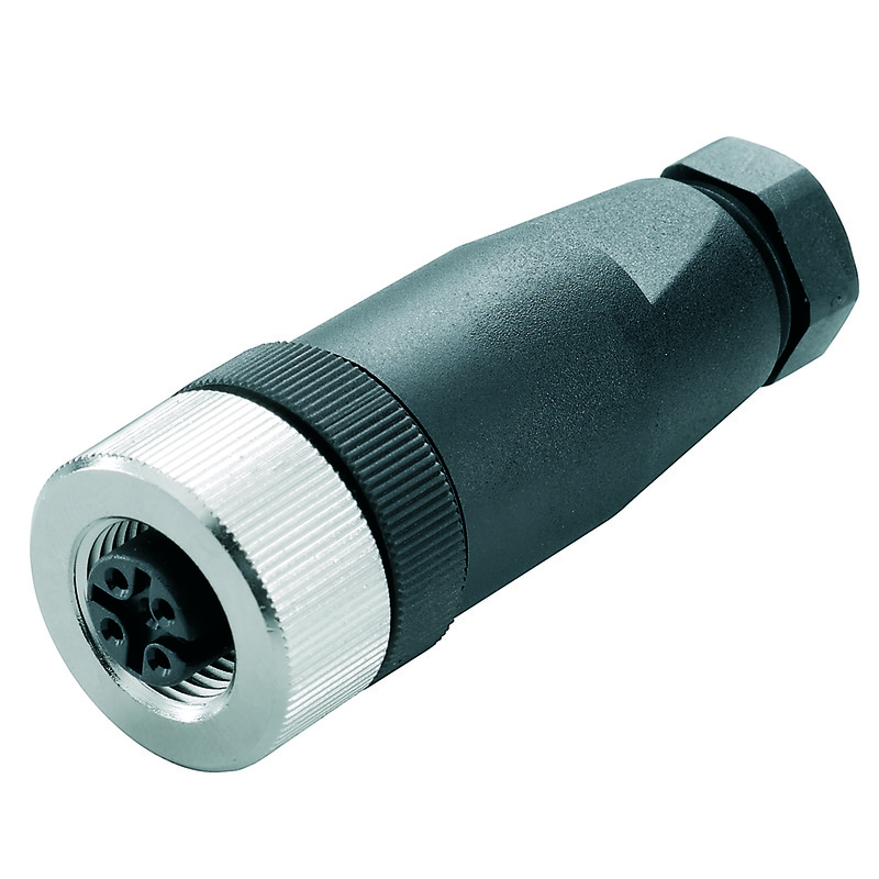 Weidmüller Connector, 4 Contacts, Screw Mount, M12 Connector, Socket, Female, IP67, SAIB Series