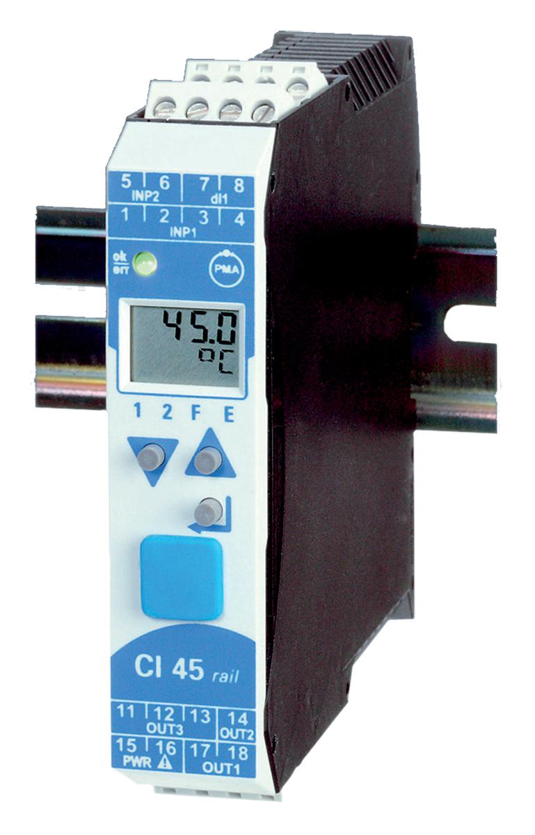 P.M.A CI45 Series Signal Conditioner, Universal Input, Universal Output, 90 → 260V ac Supply