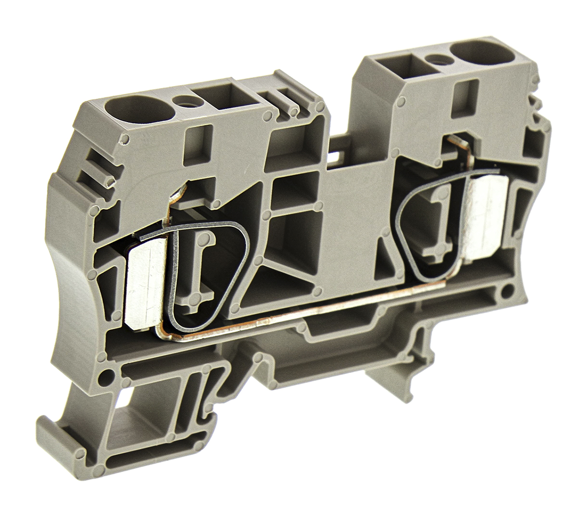 Weidmuller 1746750000 ZDU Series Brown, 10mm², Single-Level, Clamp Termination