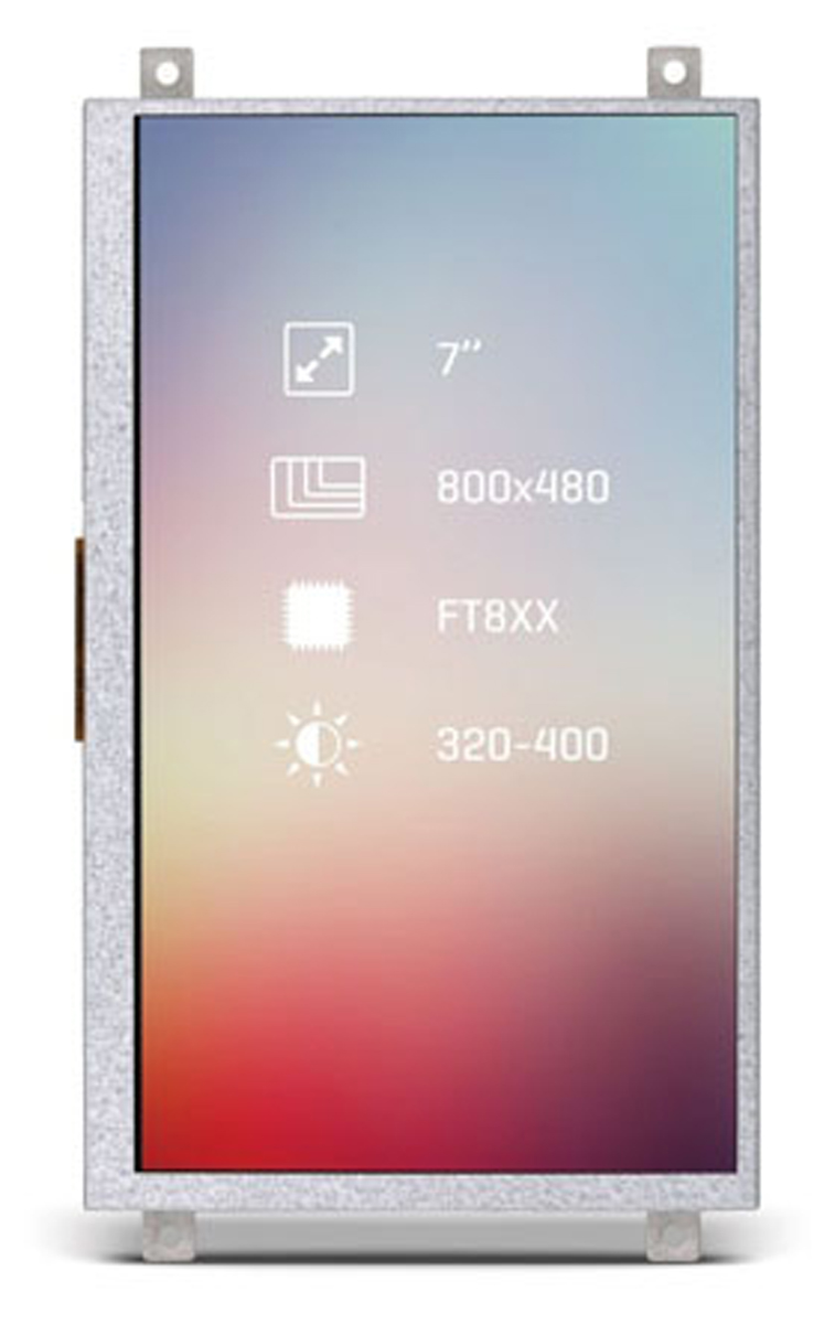 MikroElektronika MIKROE-2174 TFT LCD Colour Display / Touch Screen, 7in, 800 x 480pixels