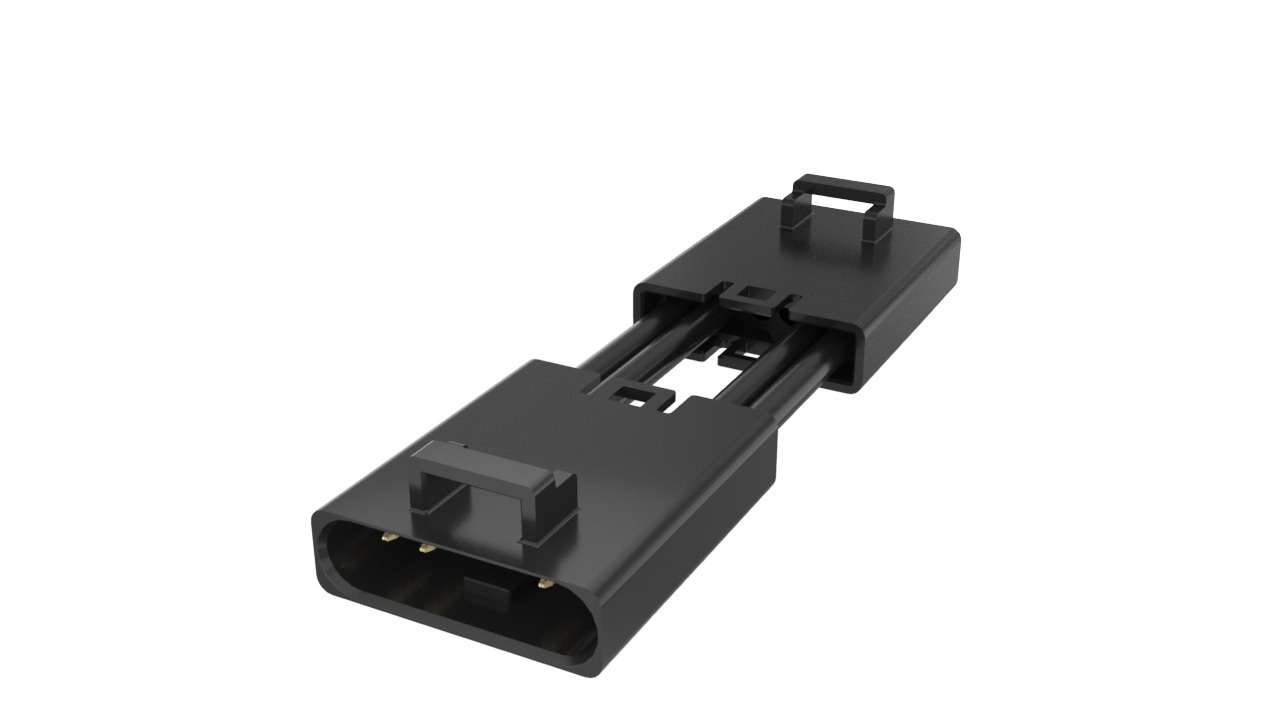 Amphenol Communications Solutions FLHP4C008A0 Series Straight PCB Socket, 4-Contact, 1-Row, 2.5mm Pitch, Socket