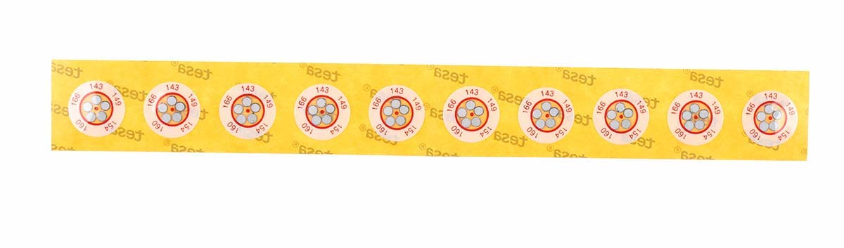 RS PRO Non-Reversible Temperature Sensitive Label, 143°C to 166°C, 5 Levels