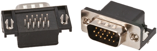 Amphenol Communications Solutions 10090926 15 Way Right Angle Through Hole D-sub Connector Plug, 2.29mm Pitch