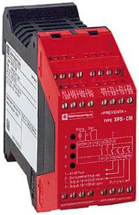 Schneider Electric Preventa XPS XPS CM Light Beam/Curtain Safety Relay, 24V dc