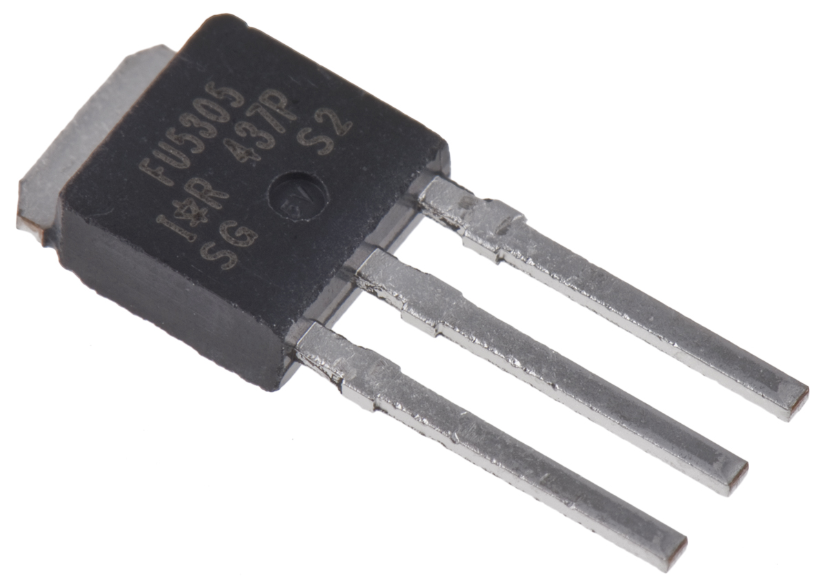 Infineon HEXFET Type P-Channel MOSFET, 31 A, 55 V Enhancement, 3-Pin IPAK IRFU5305PBF