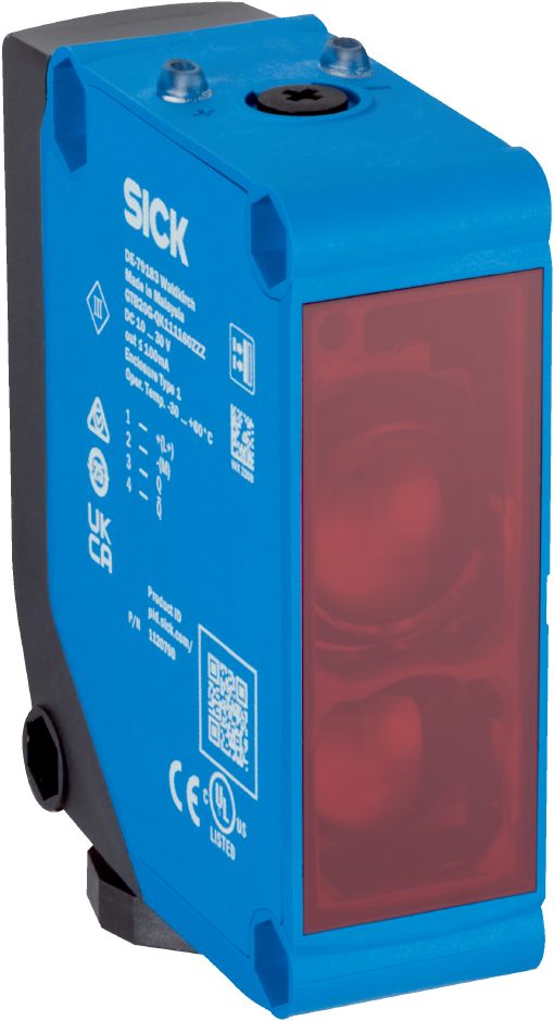 SICK Background Suppression Photoelectric Sensor, Rectangular Sensor, 3 m Detection Range