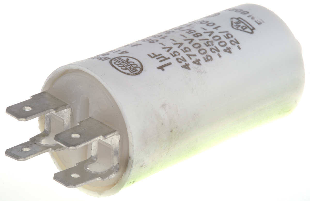 Ducati Energia 4.16.15 Polypropylene Film Capacitor, 500V ac, ±5%, 1μF, Stud Mount
