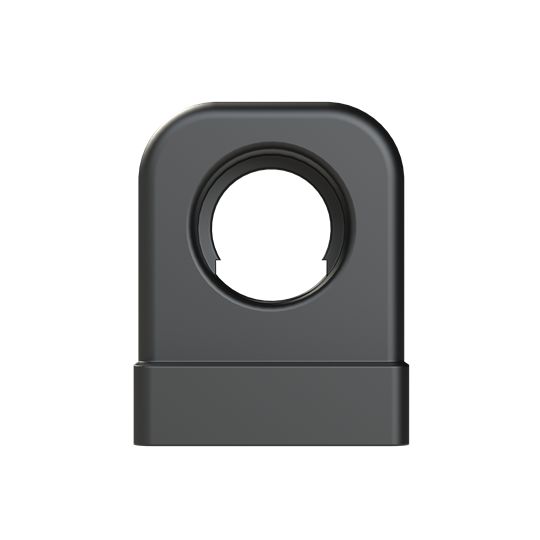 One Piece Conduit Support System, Conduit Fitting, 7mm Nominal Size, Polyamide 6, Black