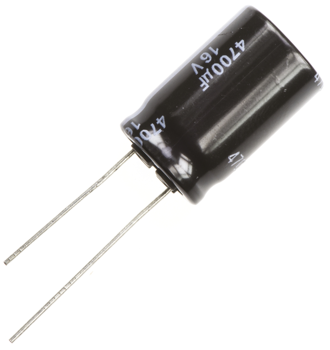 Panasonic 4700μF Aluminium Electrolytic Aluminium Electrolytic Capacitor 16V dc, Radial, Through Hole - EEUFR1C472