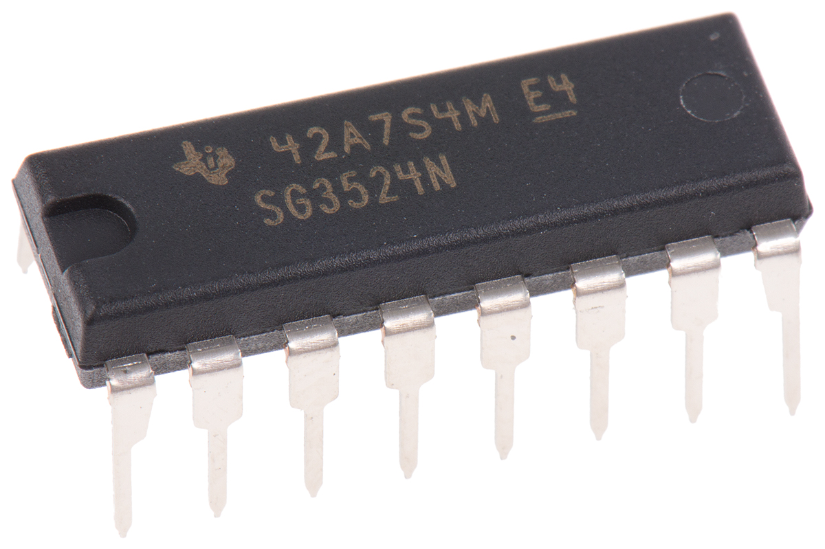 Texas Instruments SG3524N, Dual PWM Controller, 40 V, 450 kHz 16-Pin, PDIP