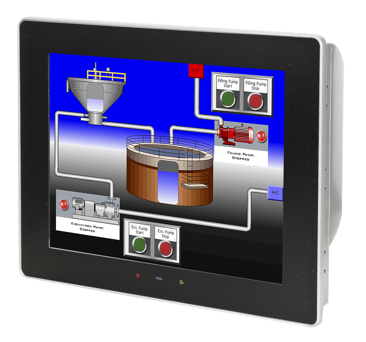 Red Lion Graphite Series Programmable Terminal Touch Screen HMI - 10 in, LCD Display, 640 x 480