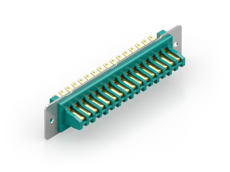 RS PRO 4.70mm Pitch Rack and Panel Connector Backplane Connector, Male, Straight, 32 Row, 32 Way
