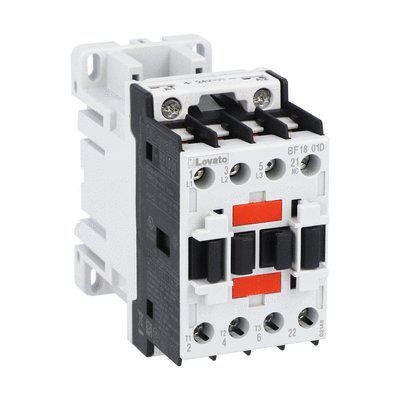 Lovato BF18 Contactor, 12 V dc Coil, 3-Pole, 18 A, 10 kW, 1NC, 690 V