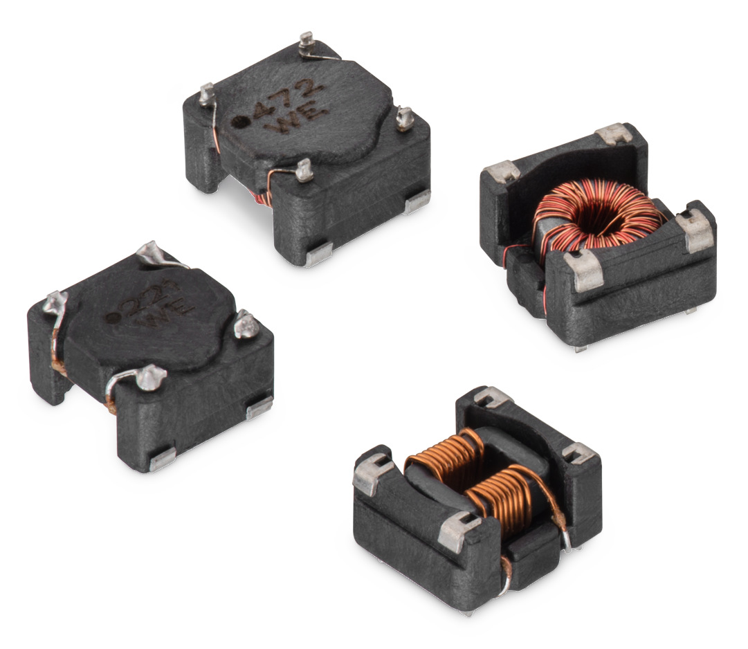 Wurth Elektronik, WE-SL5 Surface Mount Common Mode Line Filter with a Ferrite Core, 250 μH Sectional Winding ±40 % 2 A