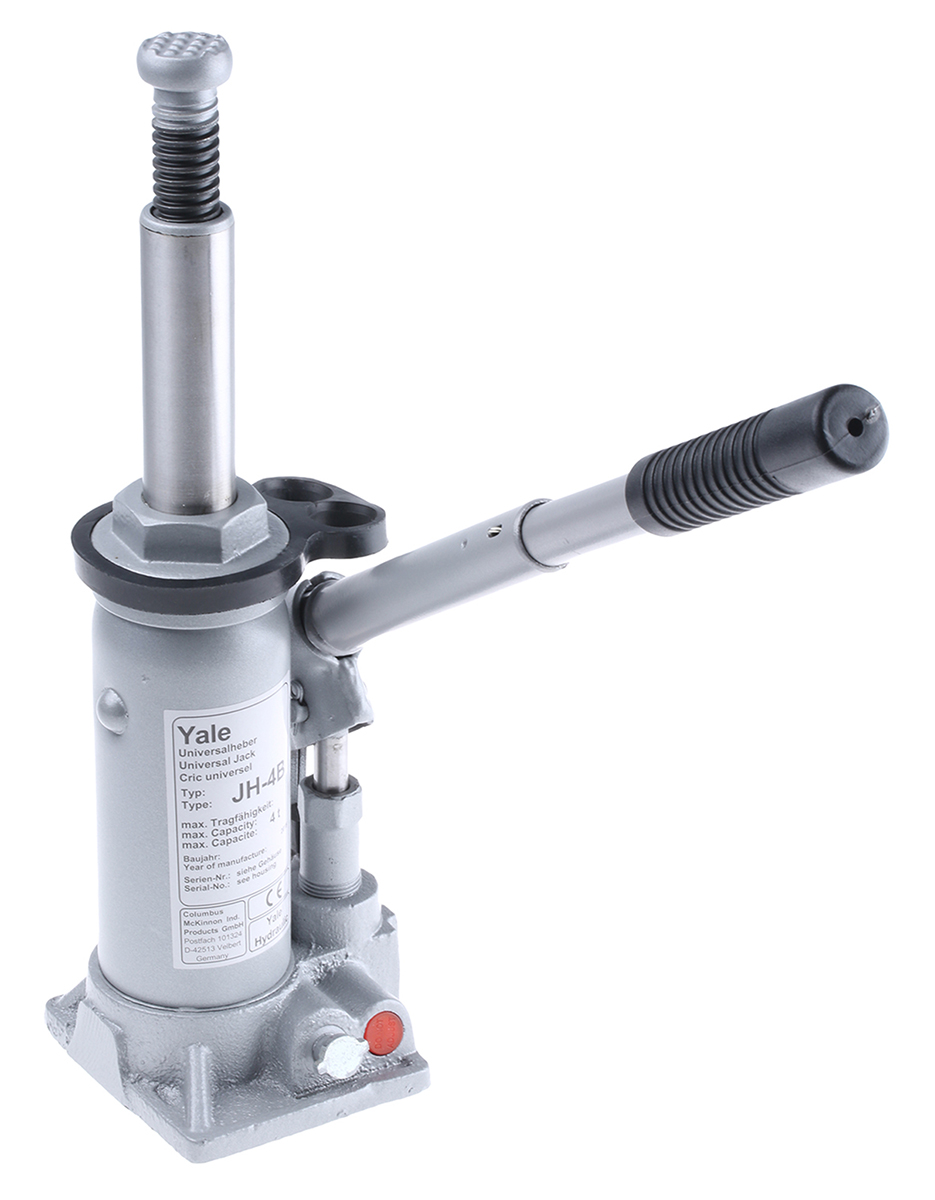 YALE Bottle Jack, 4t Maximum Load, 205mm - 391mm Maximum Range