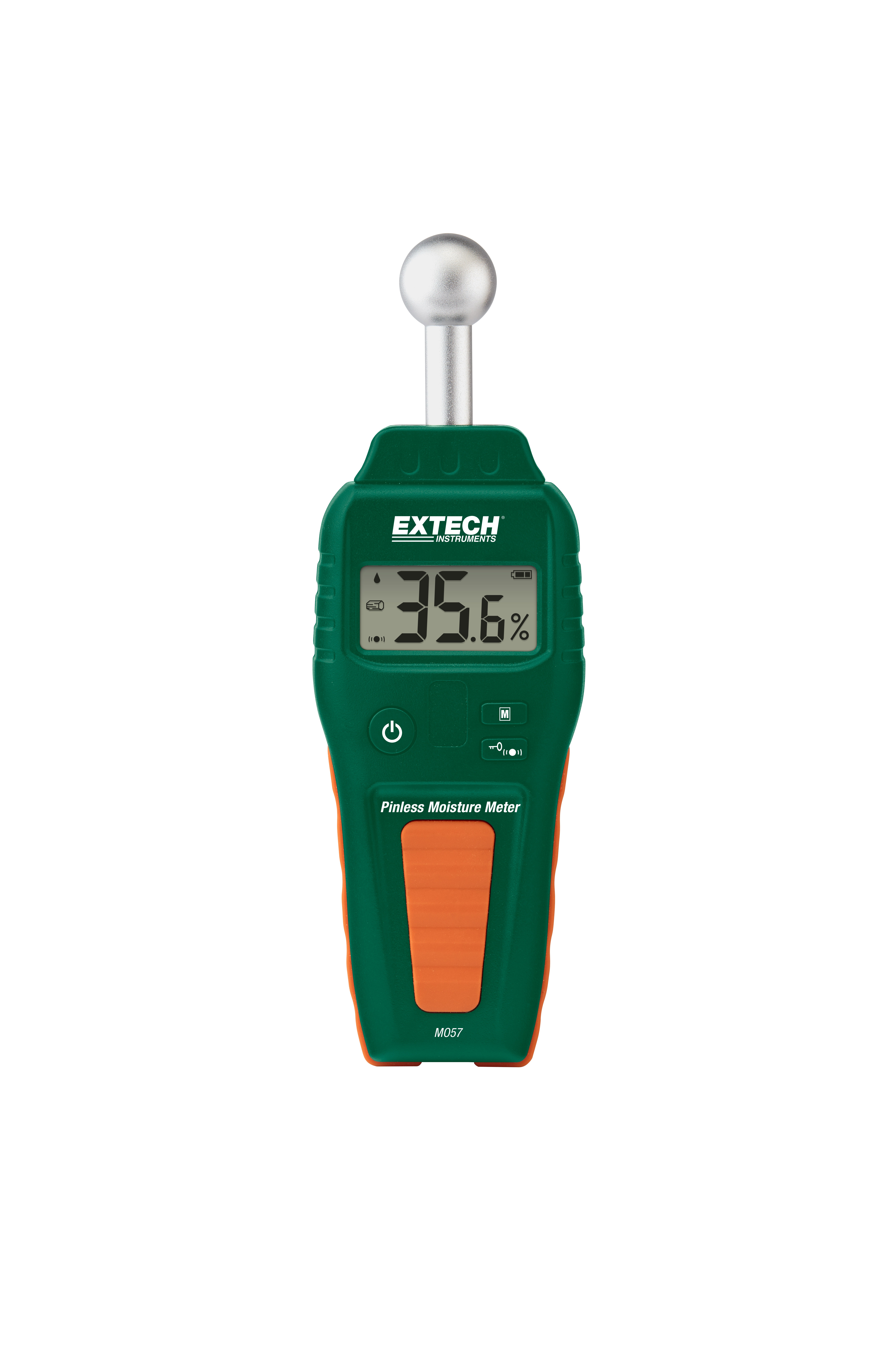 Extech MO57 Moisture Meter, 99.9% Max, Digital Display, Battery-Powered