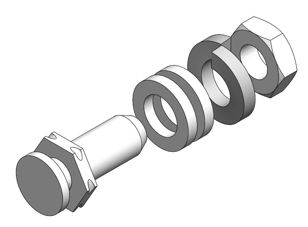 FCT from Molex, F-SGV1 Series Screw Set For Use With D-Sub Connector