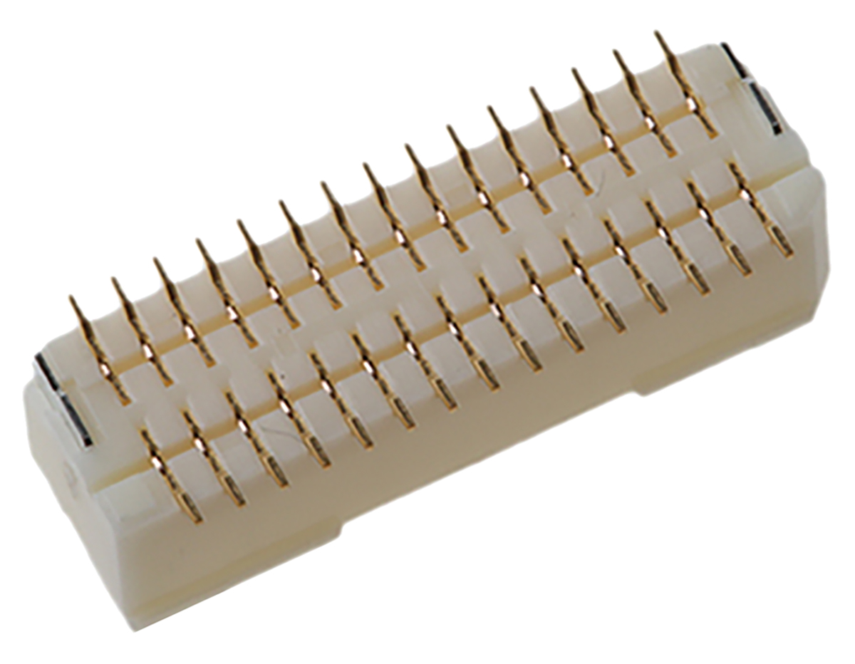 JST SHD Series Straight Surface PCB Header, 30 Contact(s), 1 mm Pitch, 2 Row, Shrouded