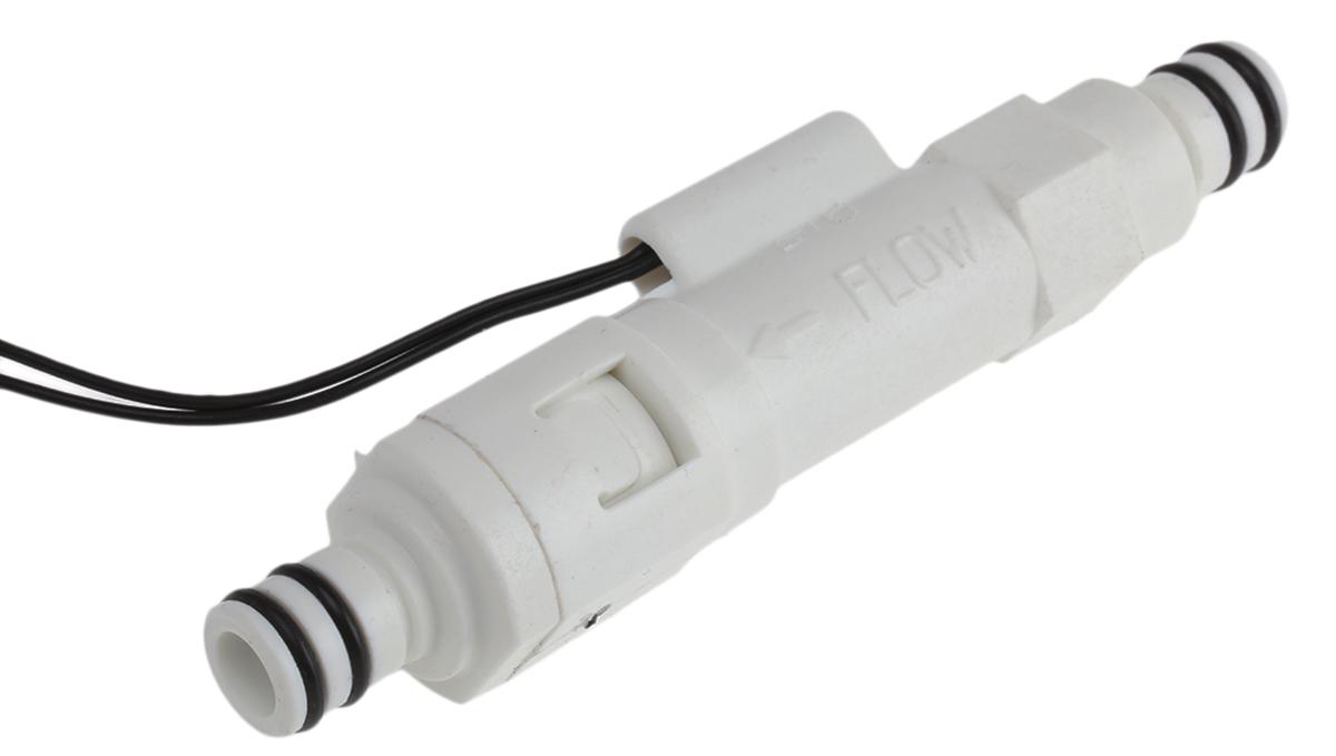 Gems Sensors FS-380P Series Piston Flow Switch for Liquid, 1 gal/min Max
