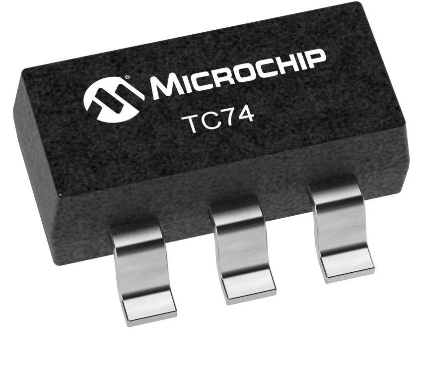 Microchip Temperature Sensor, Digital Output, Surface Mount, I2C, SMBus, ±3°C