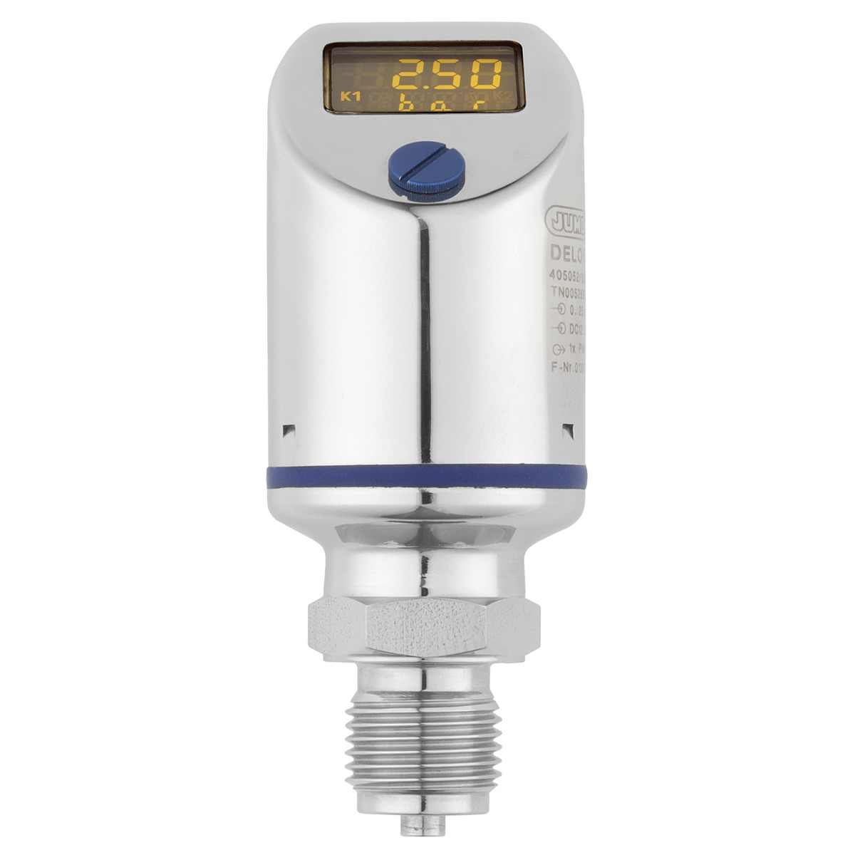 Jumo 405052 Series Pressure Transmitter, 0bar Min, 25bar Max, Analogue Output, Relative Reading