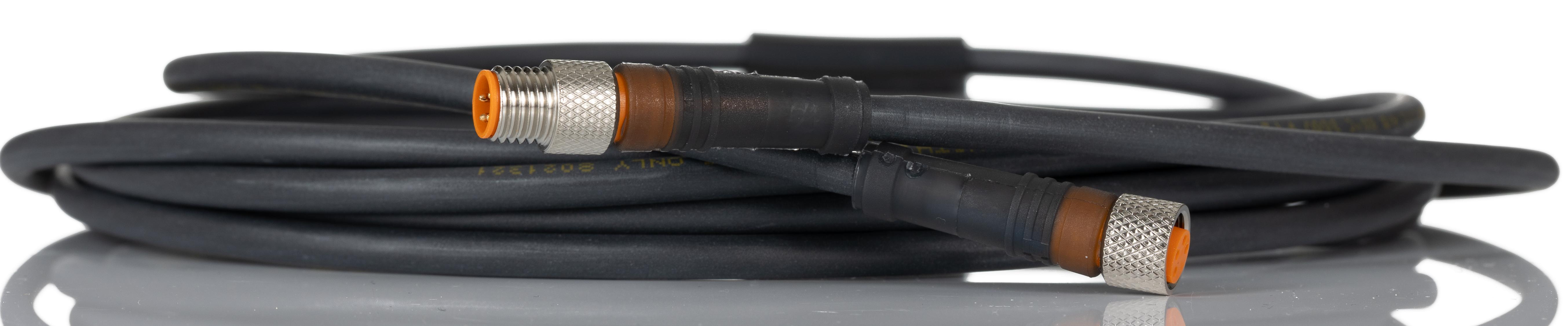 Lumberg Automation Male 4 way M8 to Female 4 way M8 Sensor Actuator Cable