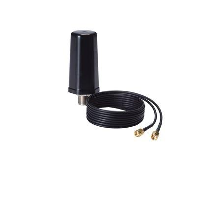 MOXA MAT-WDB-DA-RM-2-0203-1m I-Bar Multi-Band Antenna with SMA Male RP Connector, MIMO 2x2, Omni-directional