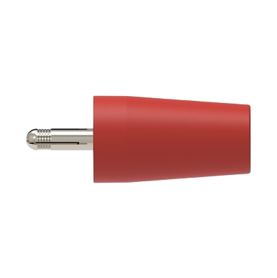 Schutzinger Red Female Banana Connector, 4 mm Connector, Screw Termination, 32A, Nickel Plating