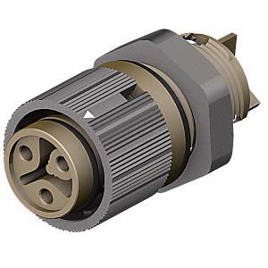 Wieland RST Mini Series Mini Connector, 3-Pole, Female, 1-Way, Panel Mount, 16A, IP66, IP68, IP69