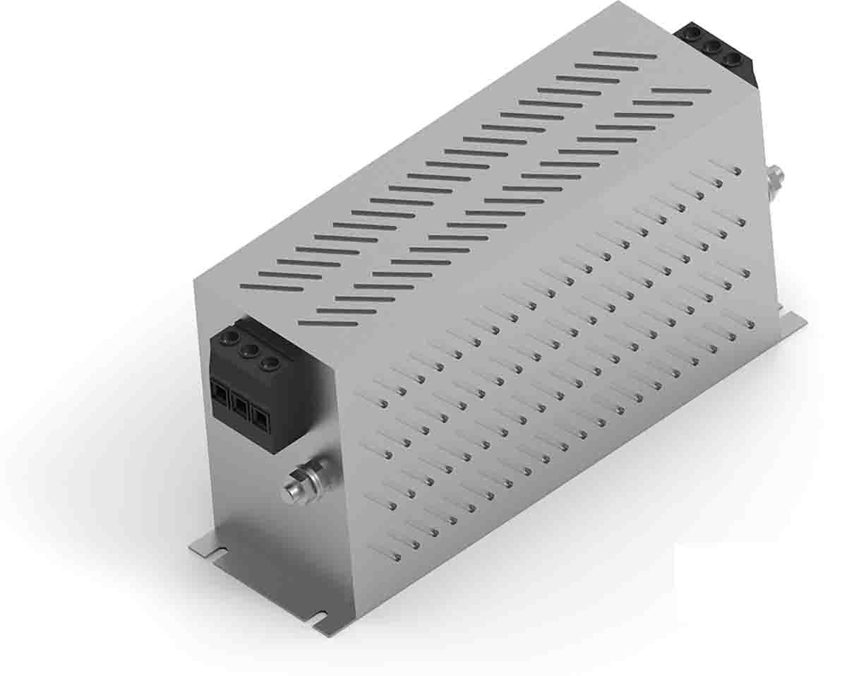 TE Connectivity, KEM-BS 75A 520 V ac 50 → 60Hz, Chassis Mount EMI Filter, Terminal Block 3 Phase