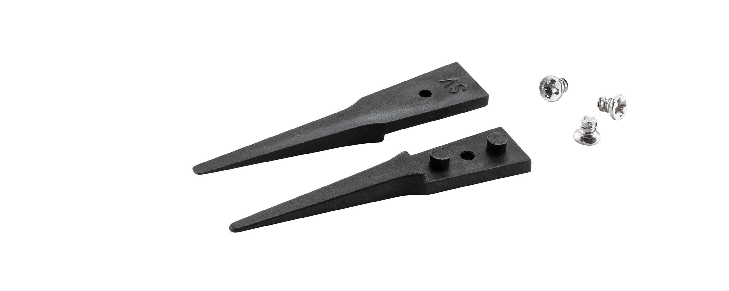 ideal-tek 40 mm, PVDF, Straight, ESD Tweezers