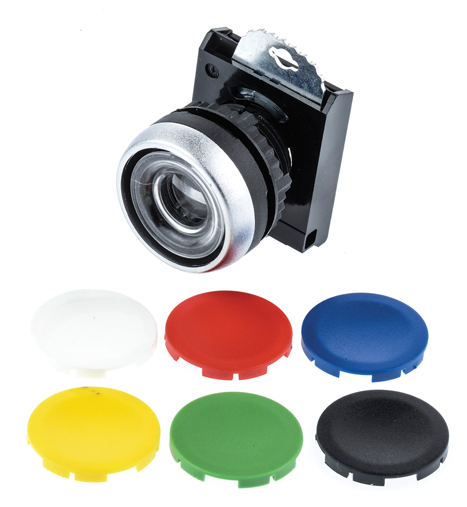 BACO Series Spring Return Push Button Head, 22mm Cutout, IP66