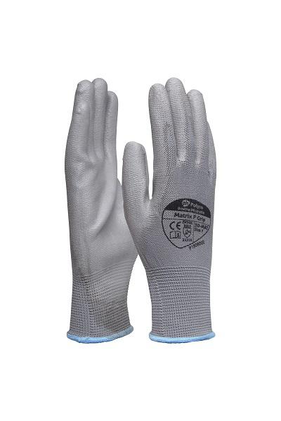 Polyco Healthline Matrix P Grip Grey Polyurethane Work Gloves, Size 6, Polyurethane Coating
